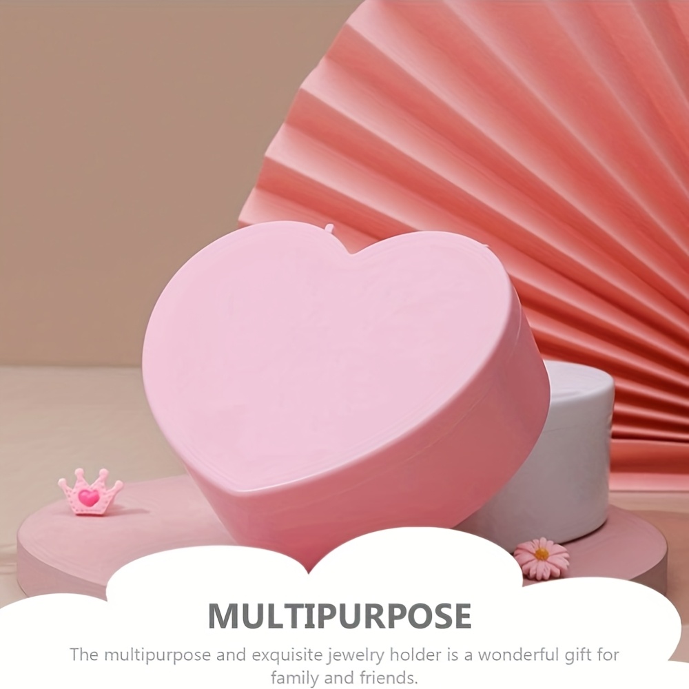 6pcs Heart-Shaped Jewelry Box Set